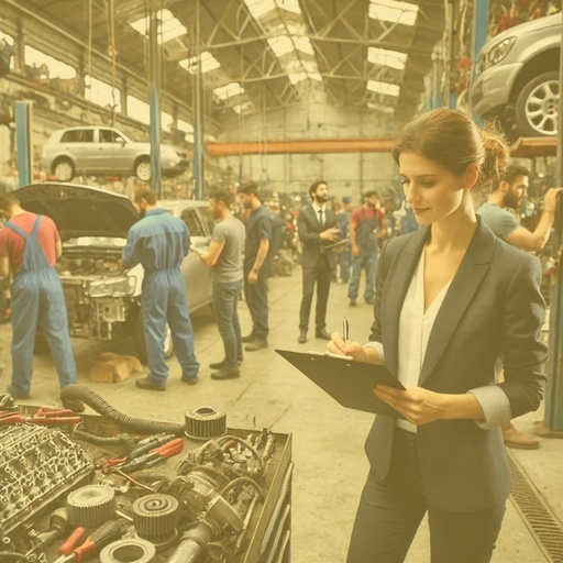 Modelo de orden de reparación para servicio postventa